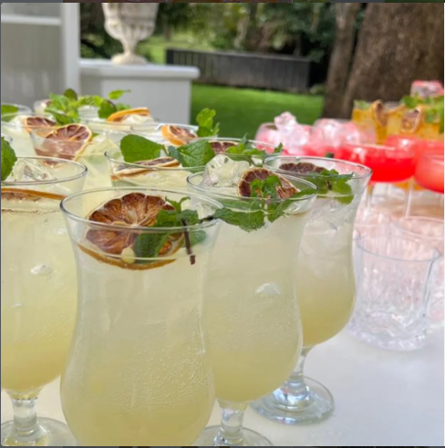 Citrus cocktail detail