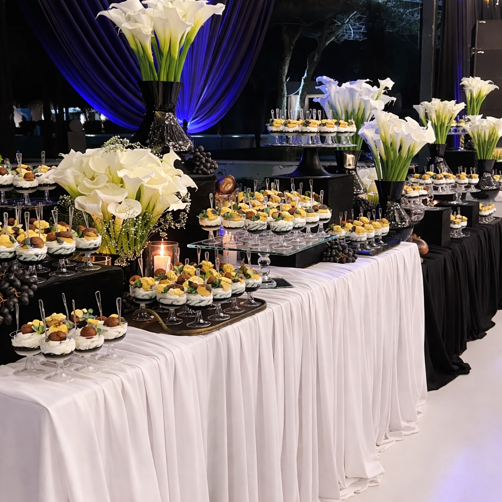 Elegant dinner setting