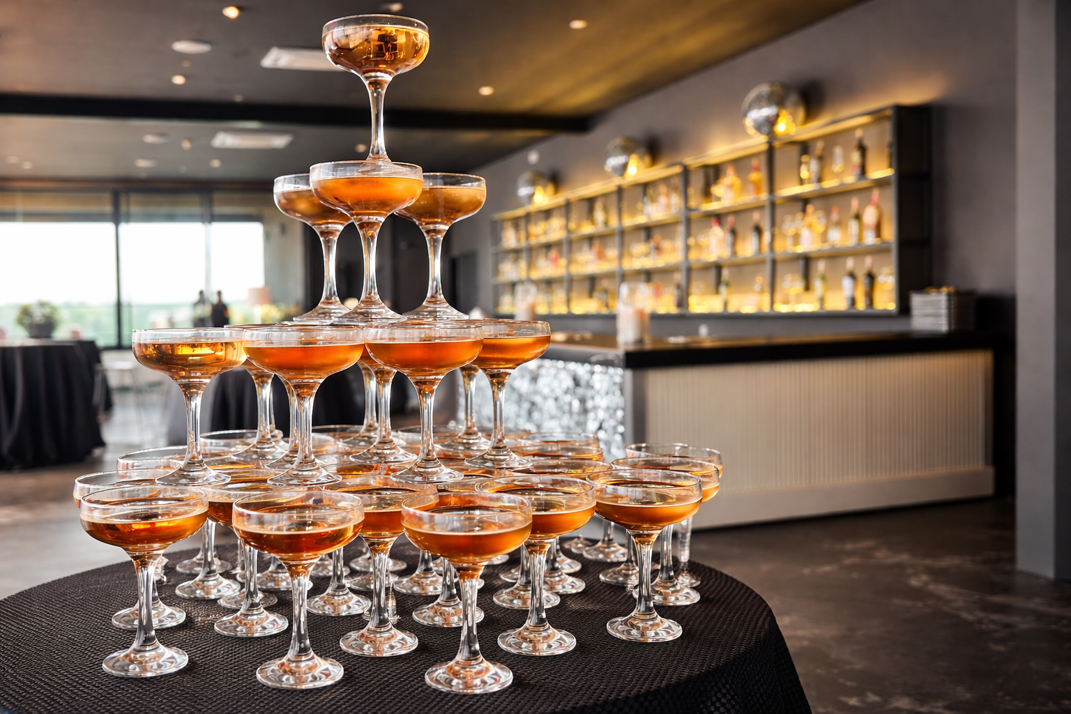 Drinks being prepared