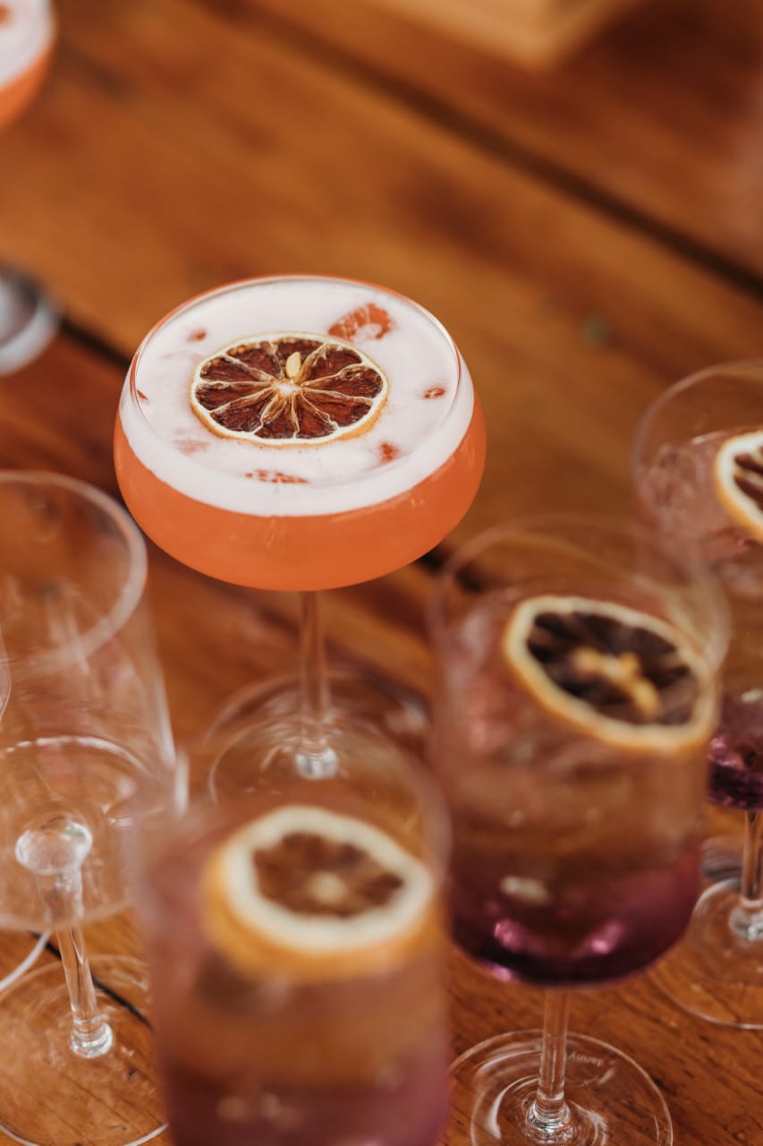Signature cocktails closeup