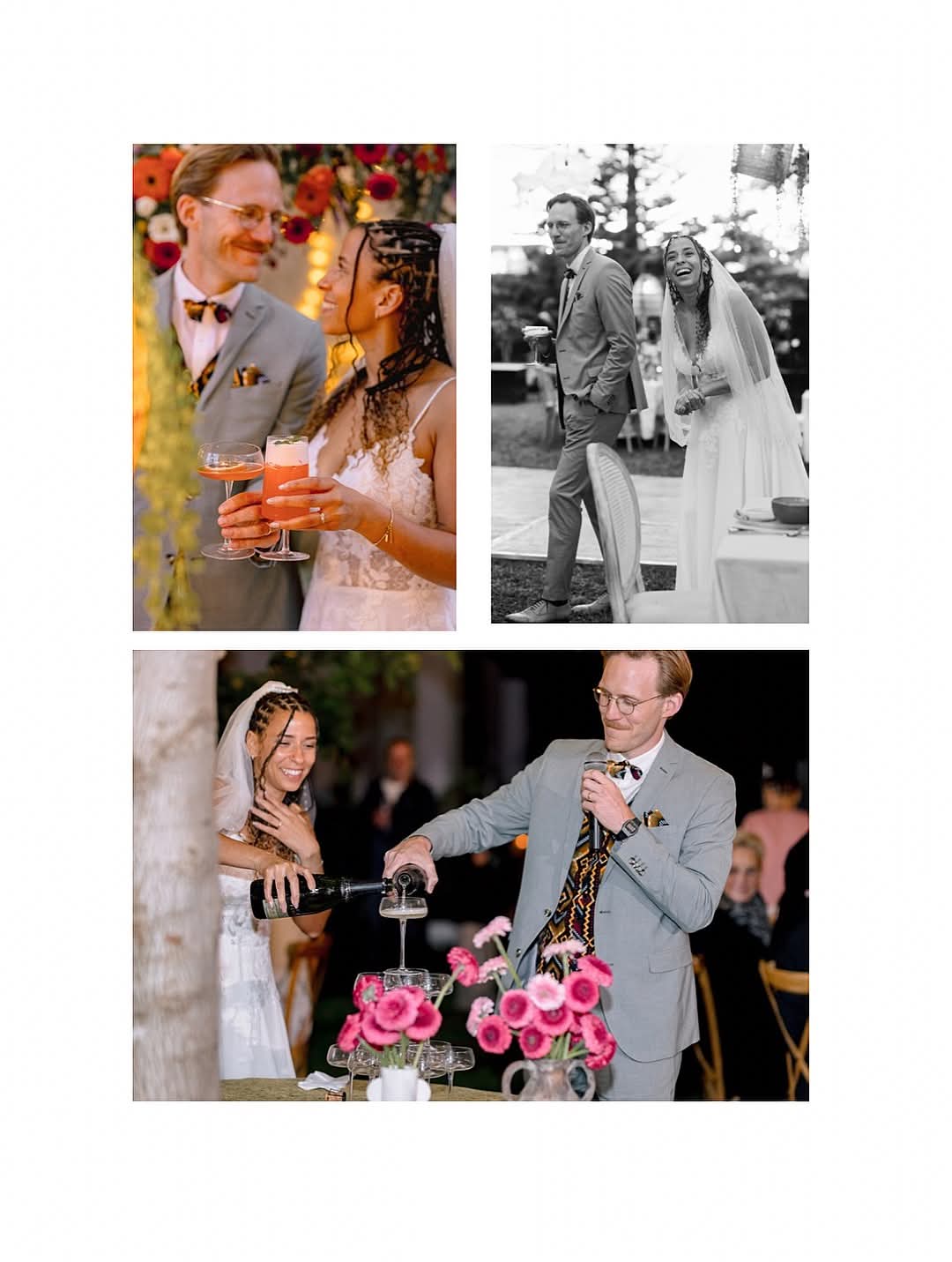 Wedding gallery collage
